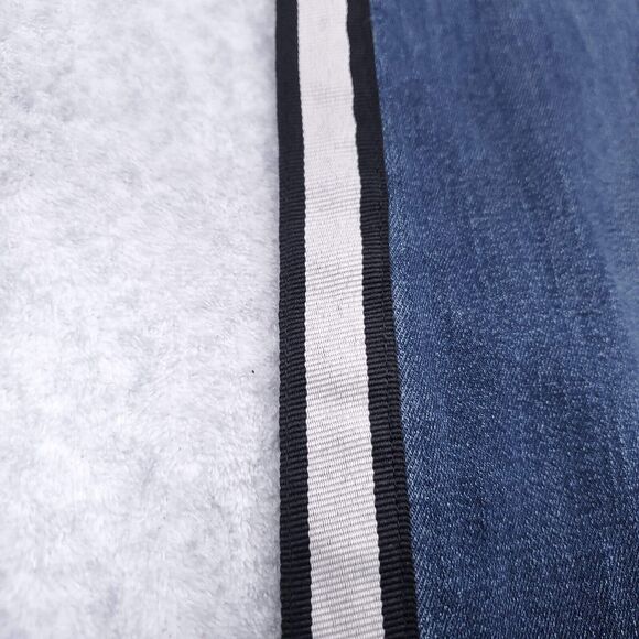 J. Jill Denim Full-Leg High Rise Cropped Jeans Women's 10T Side Stripes - Picture 4 of 8